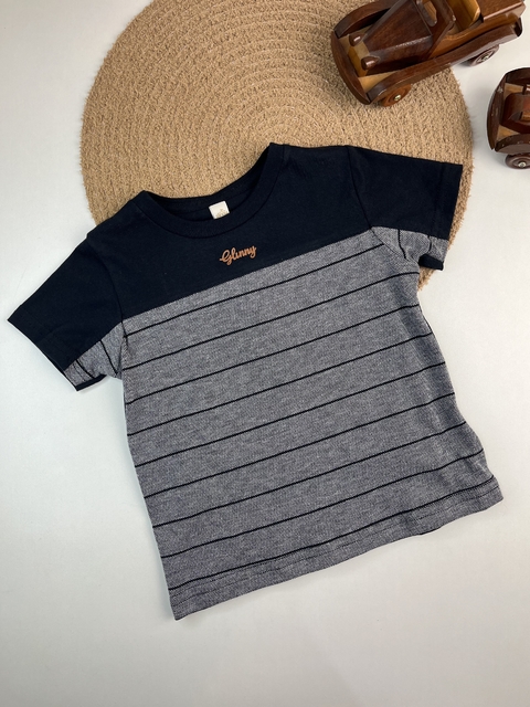 Camiseta Infantil Masculino Manga Curta Boca Grande Ref. 32292