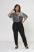 Blusa Plus Size Feminina Manga Curta Secret Glam Ref.S01667 - Conforto e Estilo em Uma Só Peça! na internet