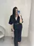 Macacão Longo PlusSize Preto Com Cinto Ref.M2001 na internet