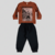Conjunto Infantil Glinny - Blusa Manga Longa e Calça em Molecotton (Ref: 31287)