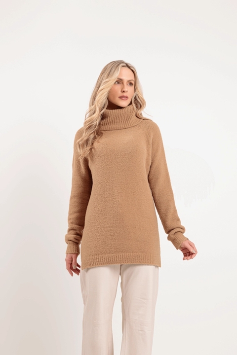 Blusa Lavínia Alongada em Tricô das gurias Ref:.25183 - comprar online
