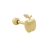 PIERCING HASTE 8MM MAÇA LISA SEMIJOIA OURO - comprar online