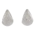 BRINCO ARGOLA GOTA MARTELADA RÓDIO - comprar online