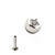 PIERCING HASTE 8MM LUA LISA ESTRELA CRAVEJADA TITANIO