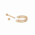 PIERCING CONCH DUPLO CRAVEJADO/LISO SEMIJOIA OURO na internet