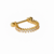 PIERCING CONCH ADORNO CRAVEJADO SEMIJOIA OURO - comprar online
