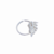 PIERCING ARGOLA TORÇÃO DAITH/SEPTO FOLHA G LISA PRATA 925