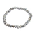 PULSEIRA CRISTAL PRATA LAPIDADO CRISTAL