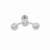 PIERCING HASTE CLUSTER G PRATA 925 - comprar online