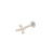 PIERCING HASTE CRUZ ZRC ALTERNADA PRATA 925 - comprar online