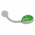 PIERCING UMBIGO 10MM SEREIA VERDE AÇO316L - comprar online
