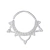 PIERCING ARGOLA TORÇÃO 8MM INDIANO GRANDE PRATA 925 - comprar online
