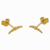 BRINCO EARCUFF BOLINHAS LISA OURO SEMIJOIA