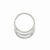 PIERCING ARGOLA TORÇÃO DAITH/SEPTO 3 FILEIRAS PRATA 925