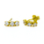BRINCO 3 ZIRCONIAS OURO SEMIJOIA