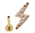 PIERCING HASTE 8MM RAIO CRAVEJADO TITANIO PVD GOLD