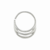 PIERCING ARGOLA TORÇÃO DAITH/SEPTO 3 FILEIRAS PRATA 925 - comprar online