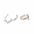 BRINCO ARGOLA CLICK CRUZ COLORS FOLHEADO PRATA 1000 - Jenny Piercing