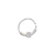 PIERCING ARGOLA TORÇÃO 8MM UMA ZIRCÔNIA PRATA 925 - comprar online