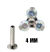 PIERCING HASTE 8MM TRINITY ZIRCONIA 4MM CRISTAL TITANIO