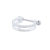 PIERCING CONCH DUPLO CRAVEJADO E LISO SEMIJOIA RODIO