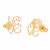 BRINCO LOVE COM PATINHA SEMIJOIA OURO - comprar online
