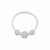 PIERCING ARGOLA TORÇÃO DAITH/SEPTO 3 ESFERAS PRATA 925