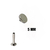 PIERCING HASTE 8MM CHAPA REDONDA 5MM LISA TITANIO