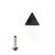 PIERCING HASTE 8MM TRIANGULO LISO TITANIO