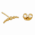 BRINCO EARCUFF BOLINHAS LISA OURO SEMIJOIA na internet