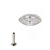 PIERCING HASTE 8MM NAVETE OLHO CRISTAL TITANIO
