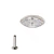PIERCING HASTE 8MM NAVETE OLHO CRISTAL TITANIO