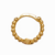 PIERCING ARGOLA ARTICULADA 8MM BOLINHA SEMIJOIA OURO