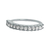 PIERCING ARGOLA TORÇÃO 8MM CRAVEJADA ZIRCONIA FRONTAL PRATA 925
