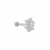 PIERCING HASTE FLOR G PRATA 925