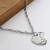 COLAR CORAÇÃO ORGÂNICO INOX 316L - 45CM - Jenny Piercing
