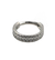 PIERCING ARGOLA SEGMENTADA 12MM ESP 1.2MM CRAVEJADA DUPLA FRONTAL AÇO 316L