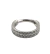 PIERCING ARGOLA SEGMENTADA 12MM ESP 1.2MM CRAVEJADA DUPLA FRONTAL AÇO 316L