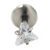 PIERCING HASTE 8MM LABRET PONTO DE LUZ TRIANGULAR TITANIO