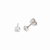 BRINCO PONTO DE LUZ ZIRCÔNIA REDONDA 4MM AÇO 316L