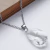 COLAR PEDRA SWAROVSKI GOTA M AÇO 316L - 50CM