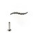 PIERCING HASTE 8MM CLUSTER BOLINHAS TITANIO