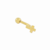 PIERCING ROOK CRUZ TITANIO PVD GOLD na internet