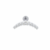 PIERCING HASTE EARCUFF CRISTAL PRATA 925 - comprar online