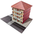 Diorama hotel 1/64 - 47x38cm - Exclusiva 1 de 1 na internet