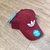 Boné Adidas - Vinho Logo Branca na internet