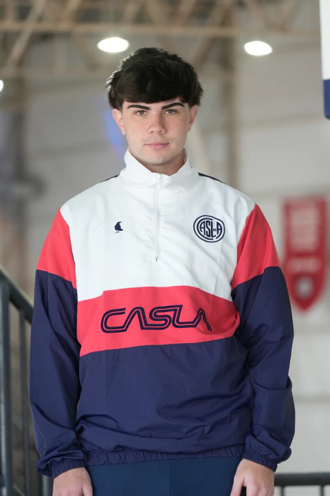 Anorak Rompeviento Azul Rojo y Blanco CASLA - comprar online