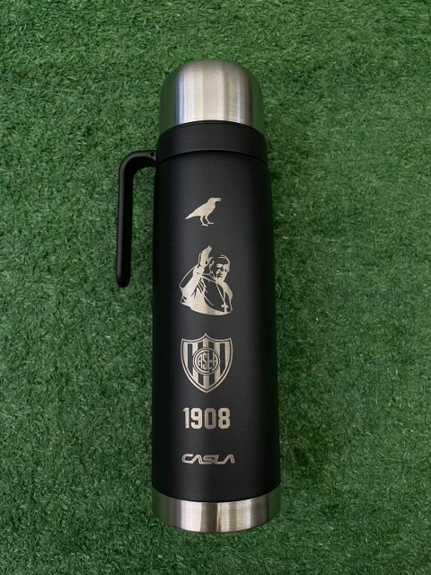 Termo de acero inoxidable color negro CASLA - comprar online