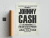 poster decorativo musica show Johnny Cash In Person