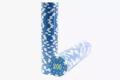 Imagem do Kit Ficha De Poker Com 50 Fichas Numeradas - 40MM ABS